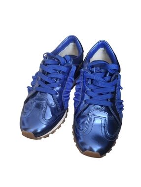 Tory Sport Metallic Royal Blue Women's Athletic Sneakers